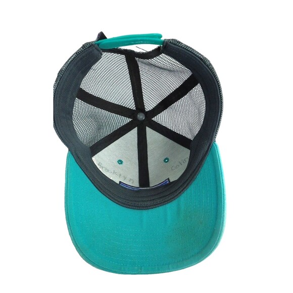 Patagonia P6 Logo Mountaintops Mesh Back Trucker Snapback Cap Hat READ - Picture 9 of 12